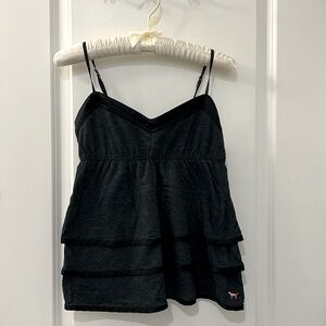 Vintage Y2K Gray VS Pink Babydoll Cami